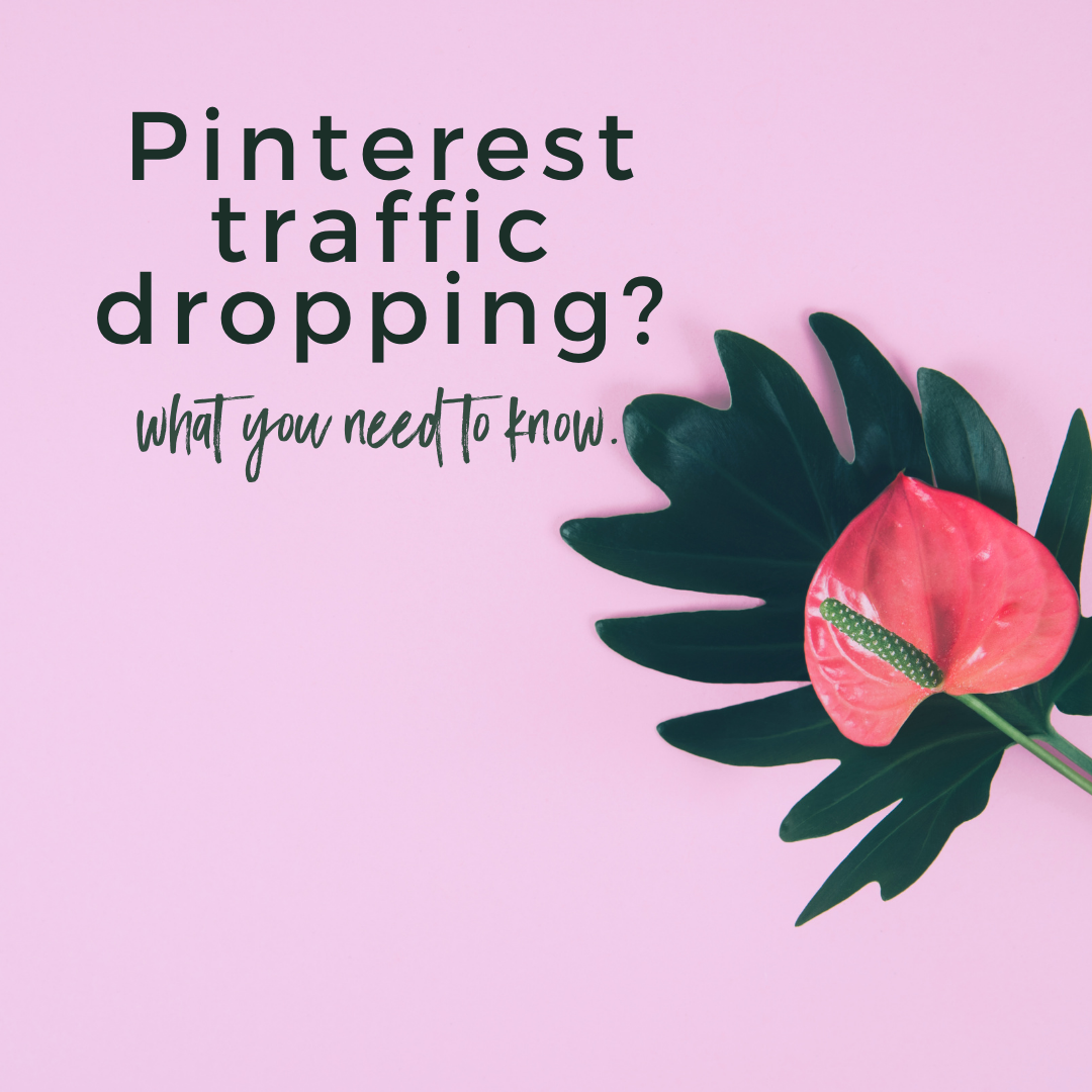 Pinterest Traffic Dropping?