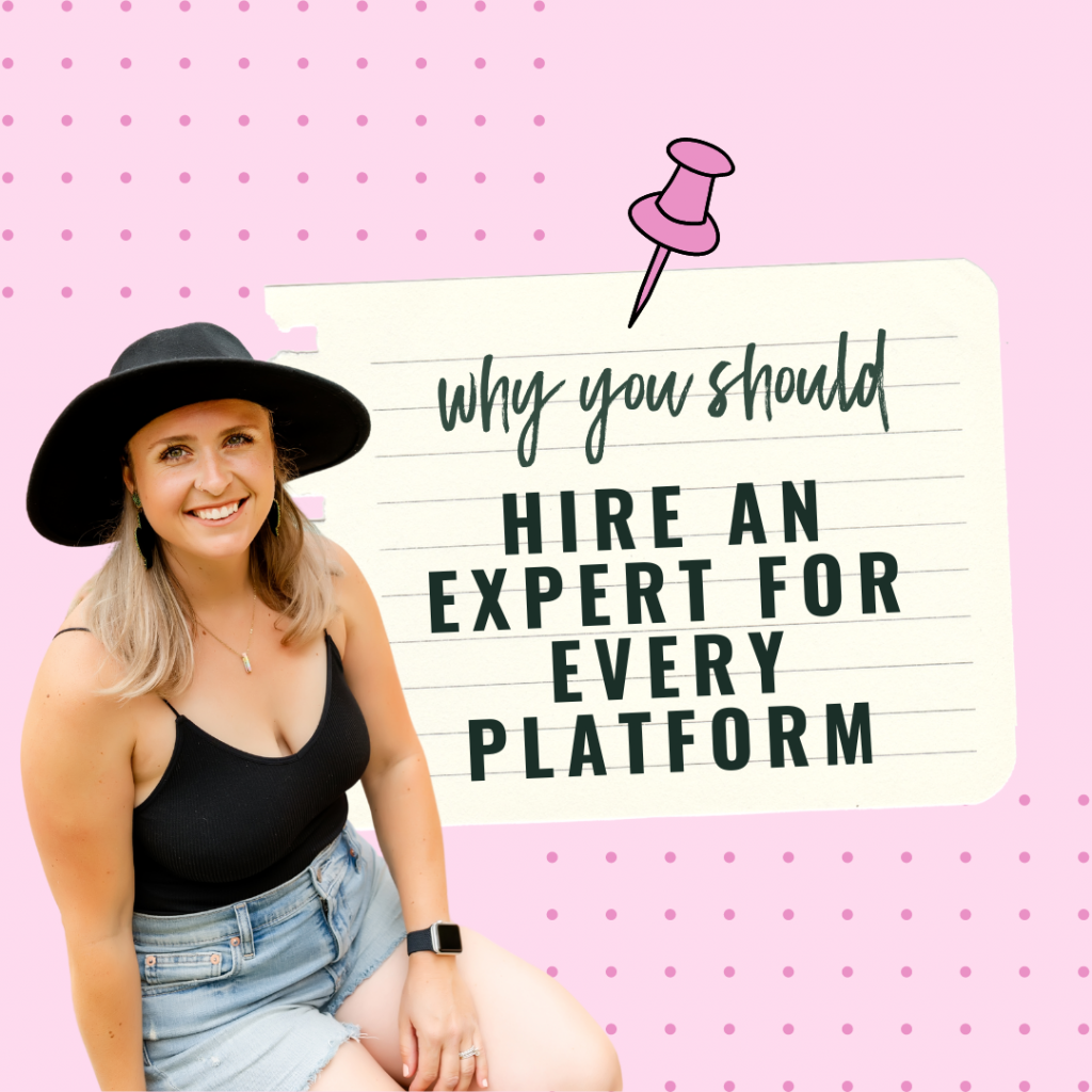 Why You Should Hire an Expert for Every Platform